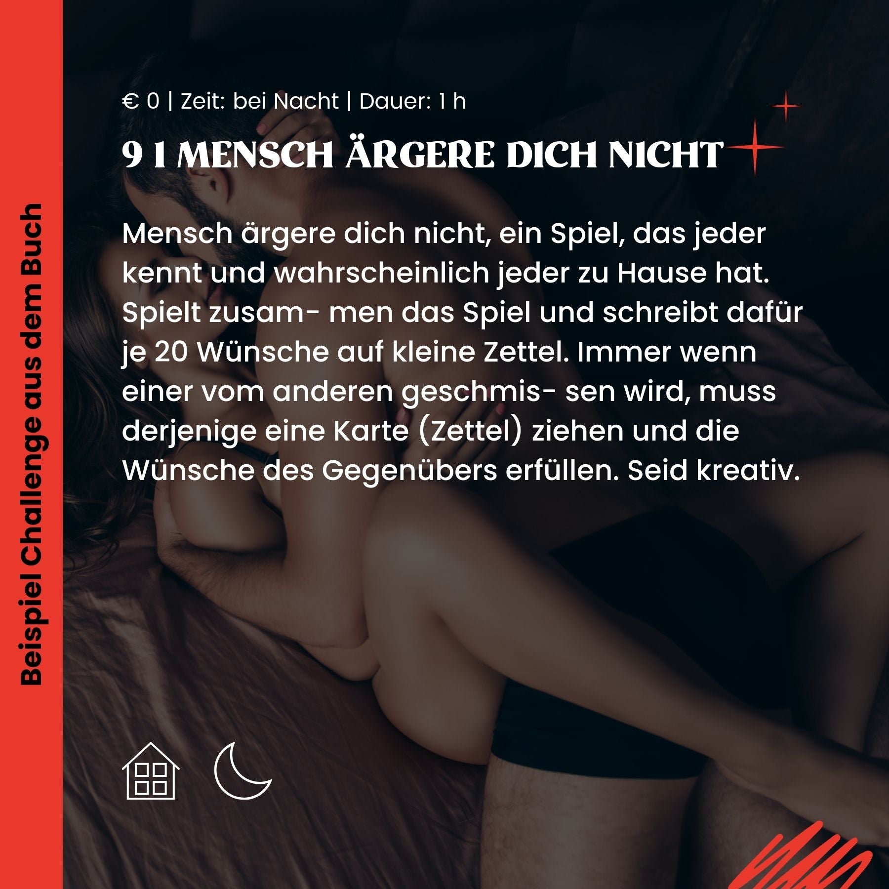 Dirty Adventures Challengebuch fürs Bett