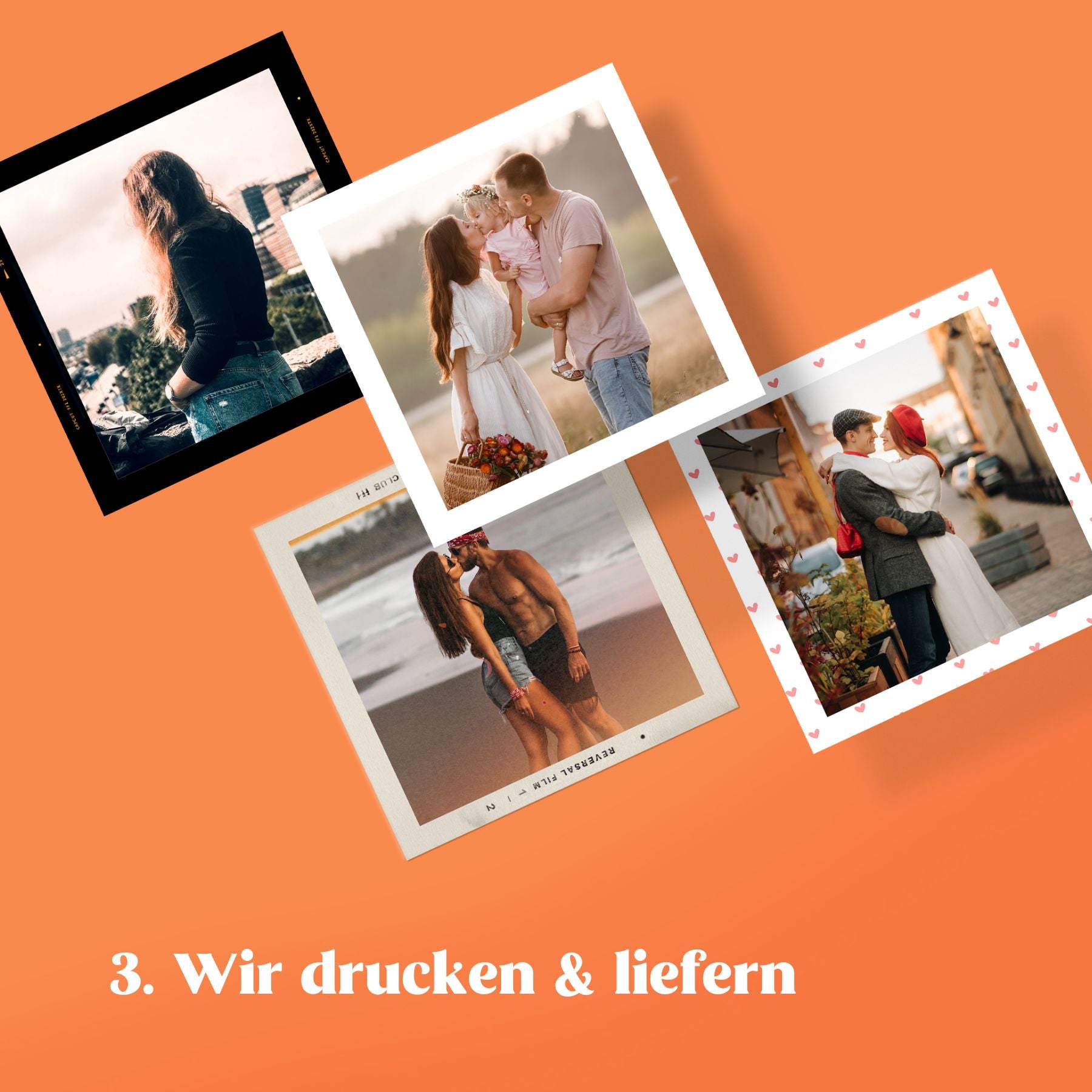 Vintage square - Fotodruck (9x9cm)