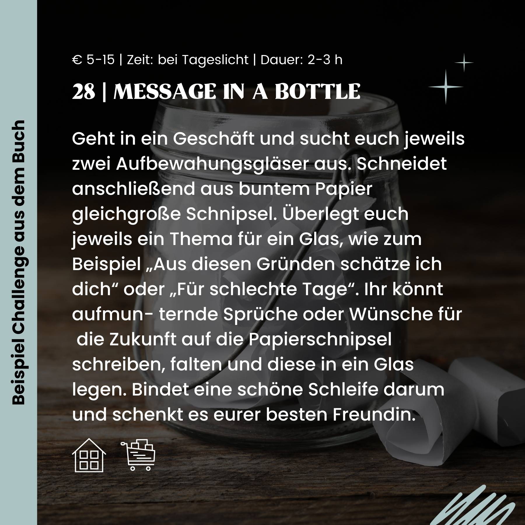 Challengebuch für Freundinnen + Instax MINI 12