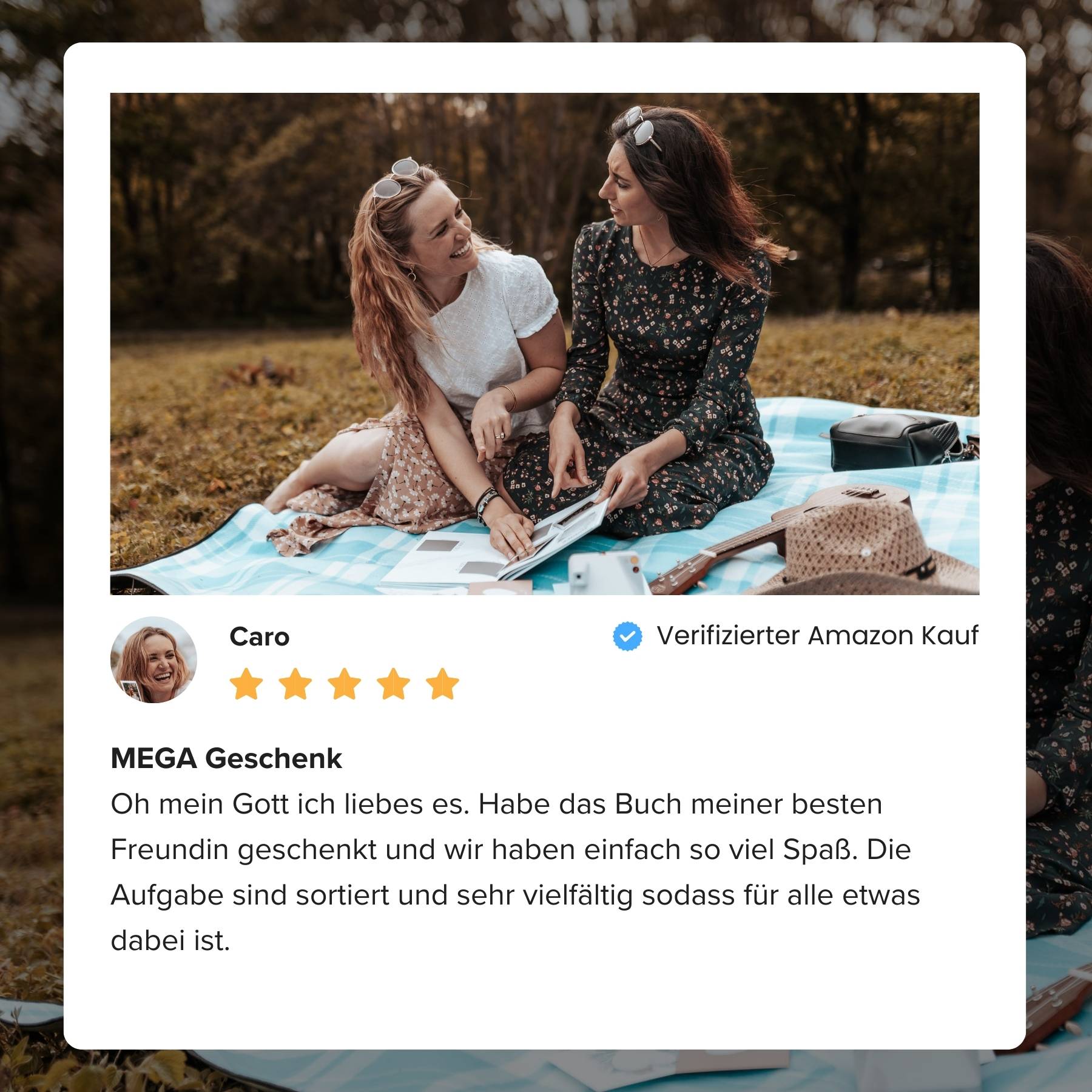 Challengebuch für Freundinnen + Instax MINI 12