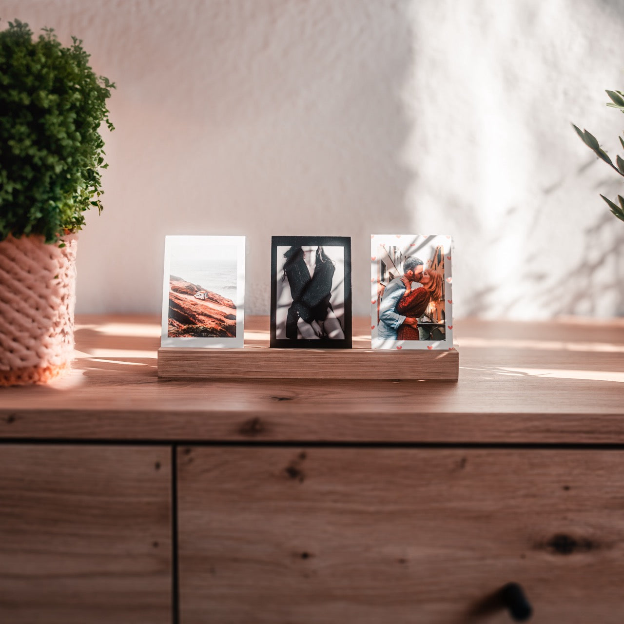 Fotoleiste aus Holz