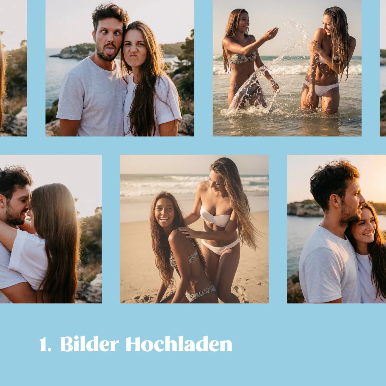 Fotostreifen im Photobooth-Stil (5×15 cm)