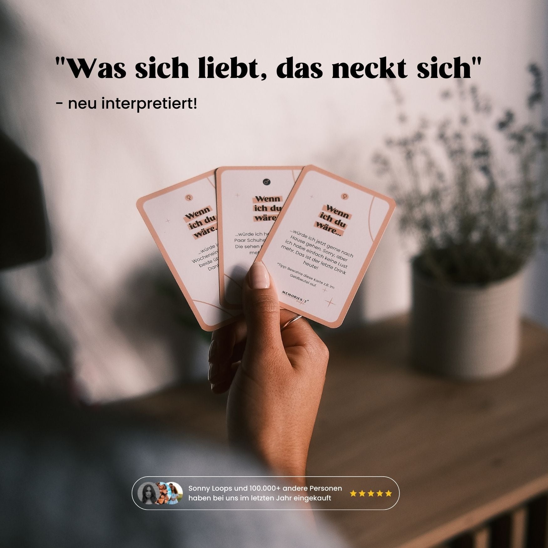 "Wenn ich du wäre" - Kartenspiel für Paare