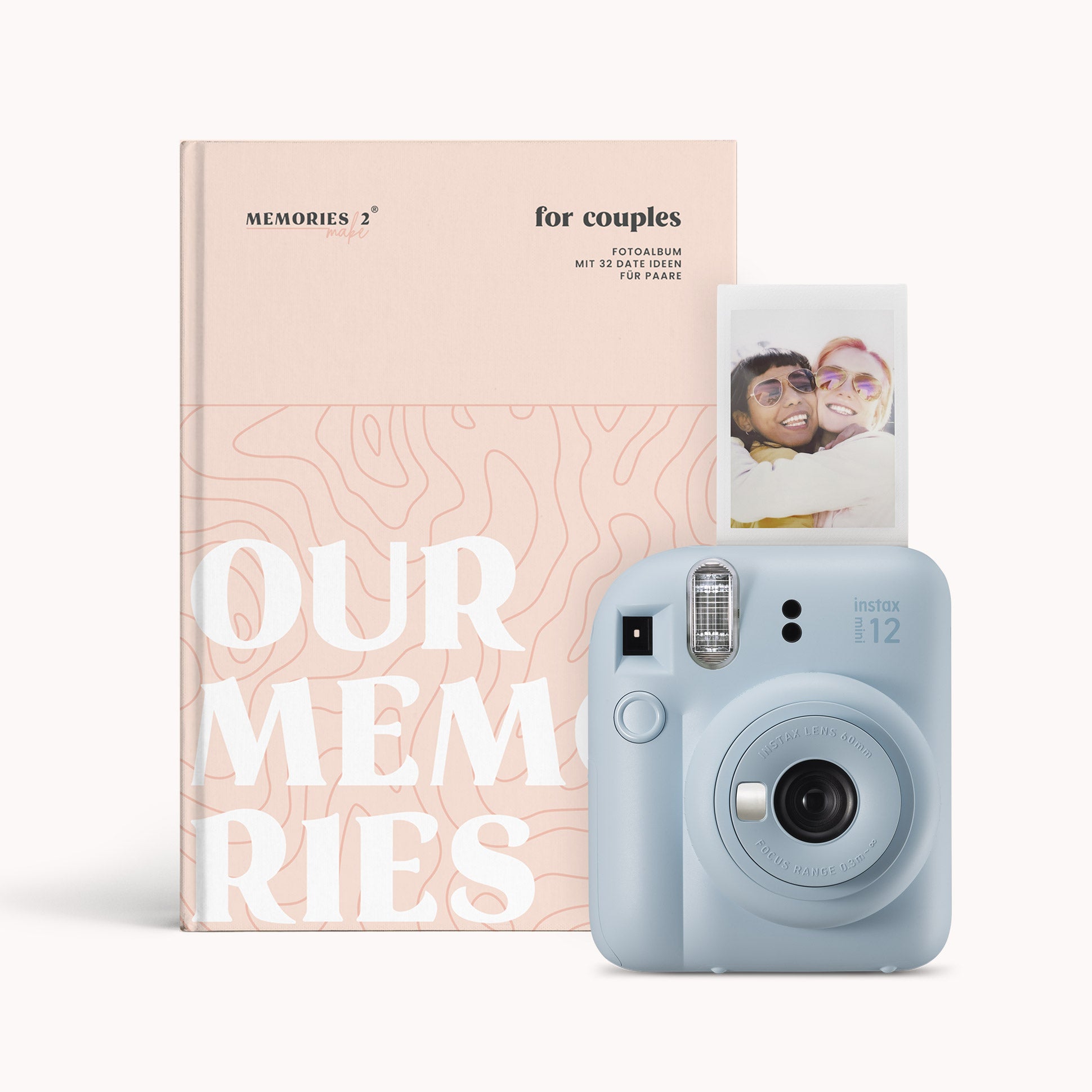 Challengebuch für Paare + Instax MINI 12