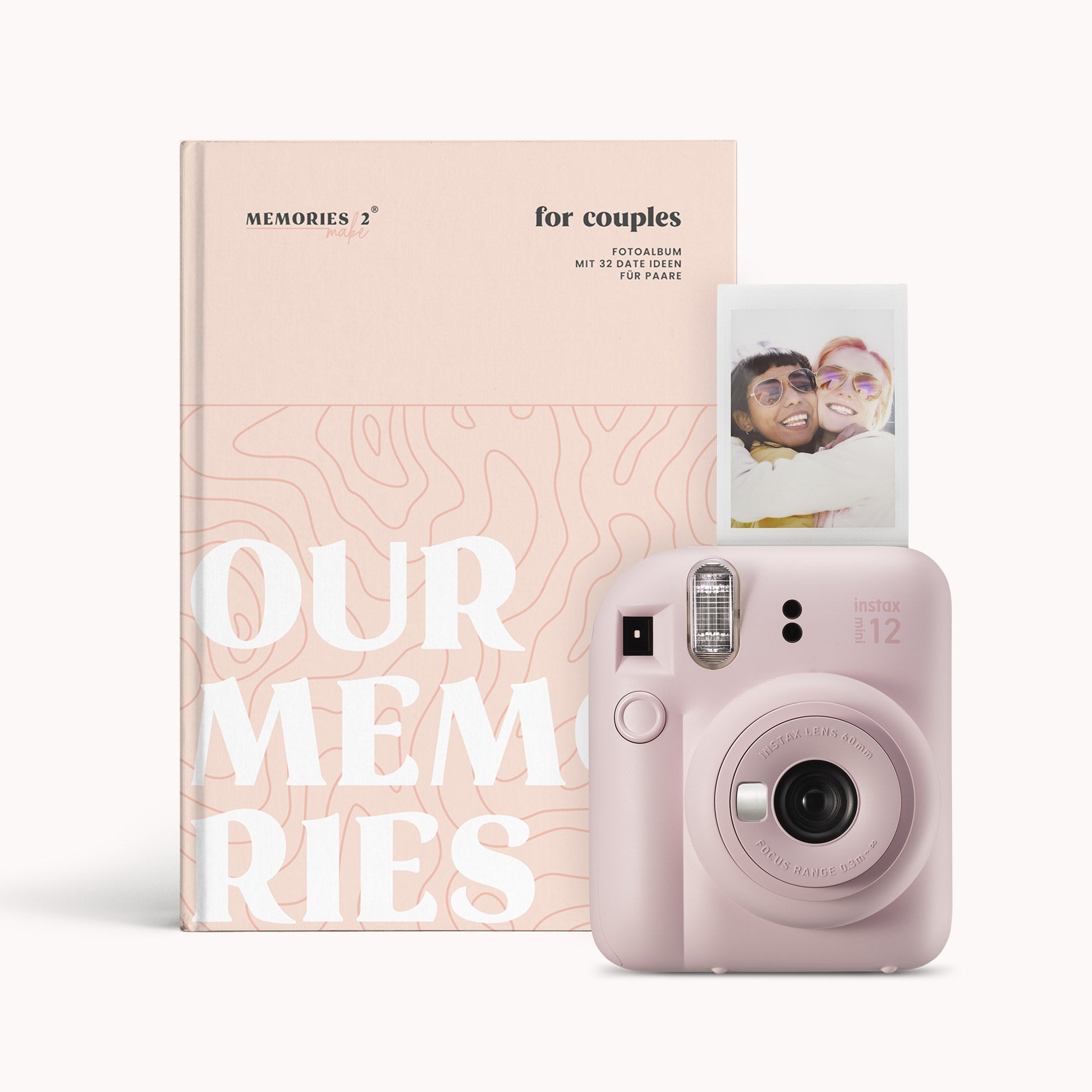 Challengebuch für Paare + Instax MINI 12