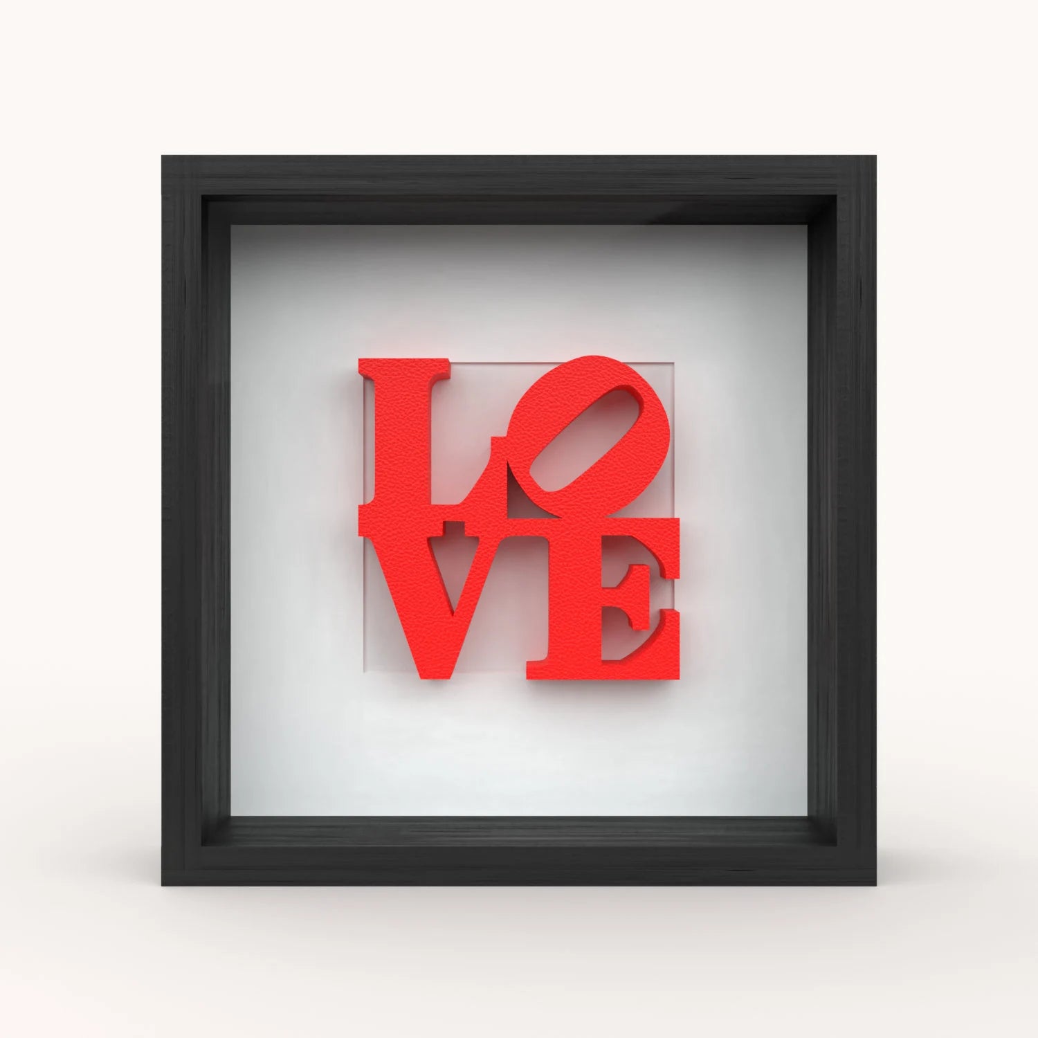 3D LOVE Bild inkl. Bilderrahmen