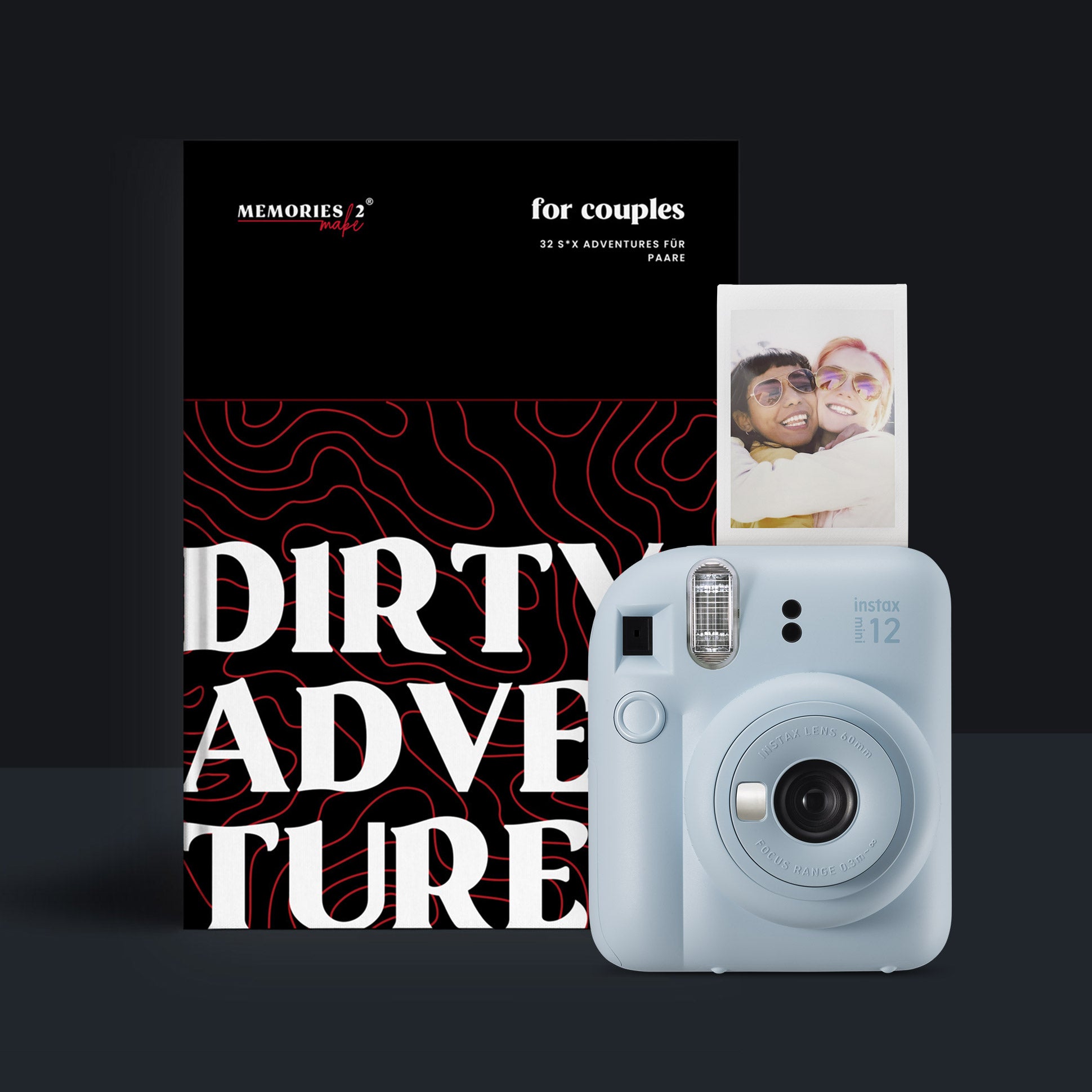 Dirty Adventures Challengebuch + Instax MINI 12
