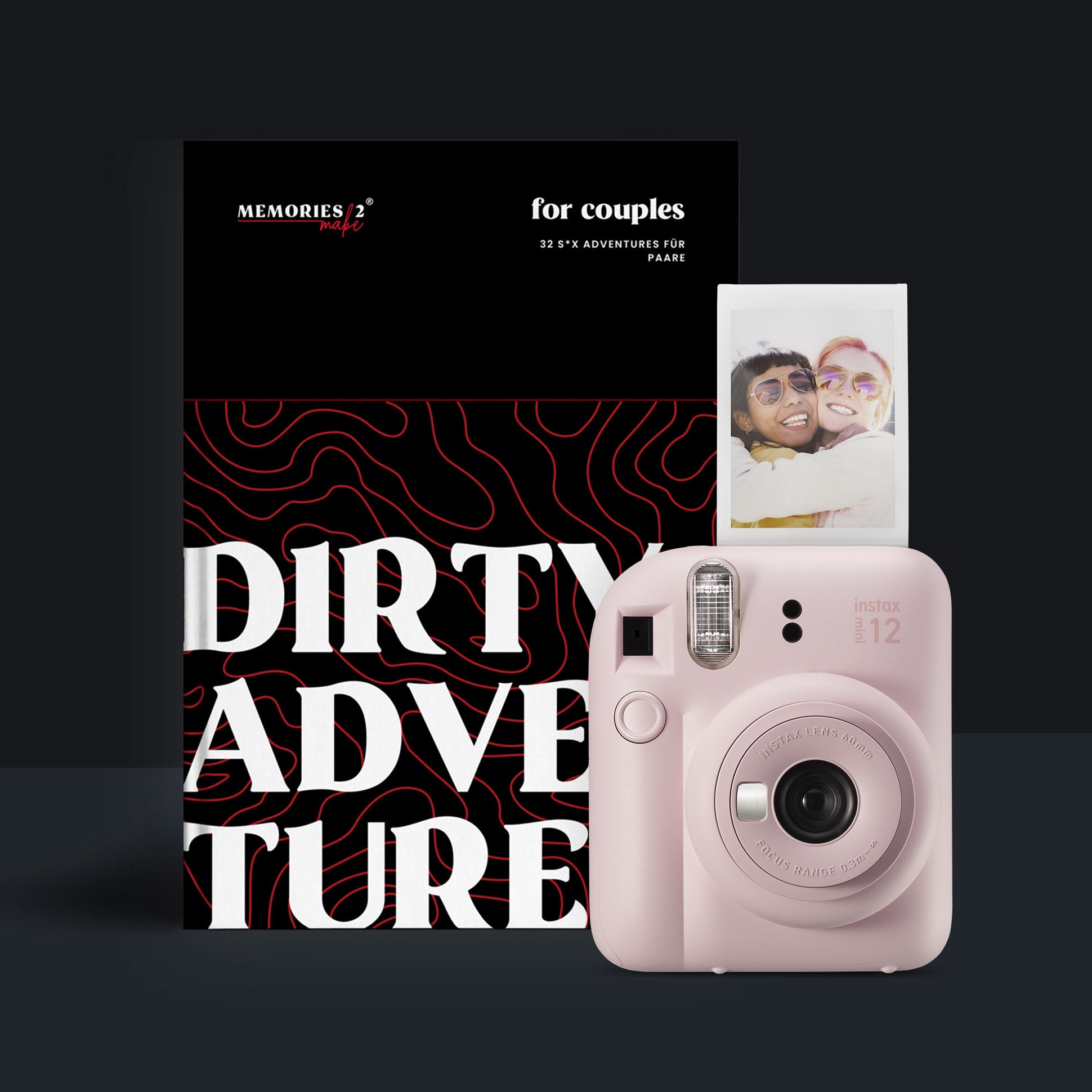Dirty Adventures Challengebuch + Instax MINI 12